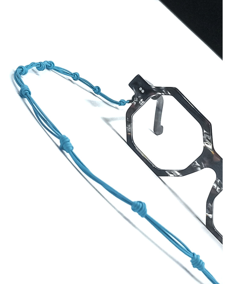 NUDO SALVAJE COLORFUL de cuero azul para gafas