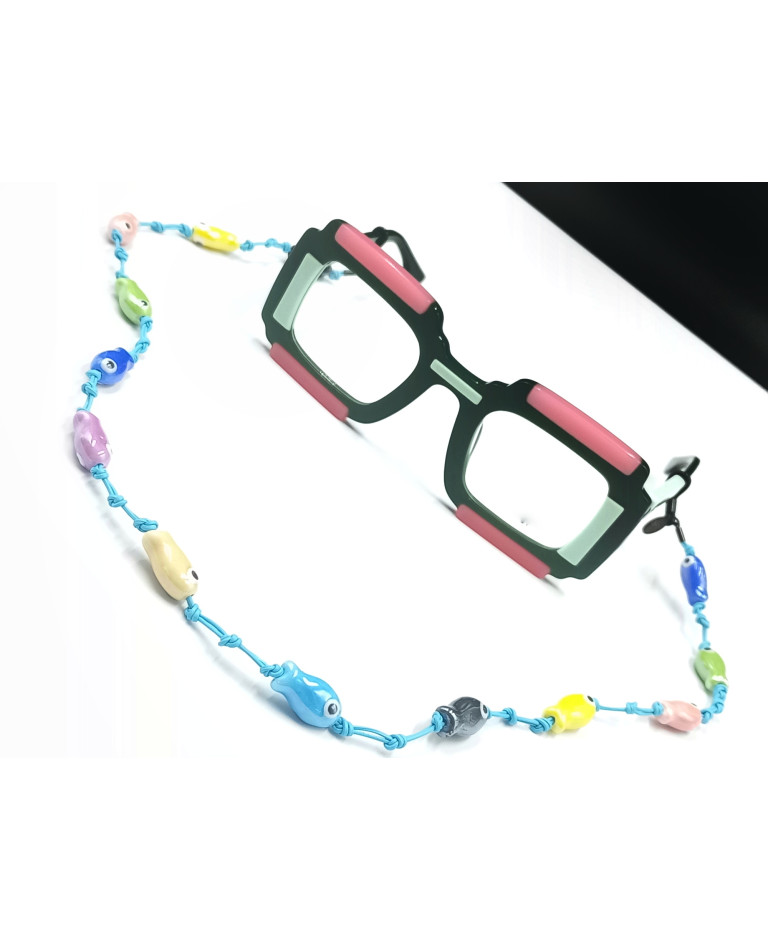 CORFÚ en cuero CELESTE