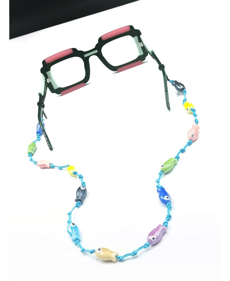 CORFÚ en cuero CELESTE