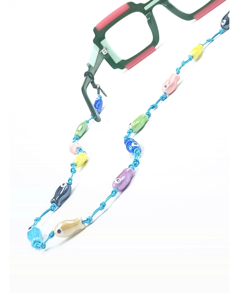 CORFÚ en cuero CELESTE