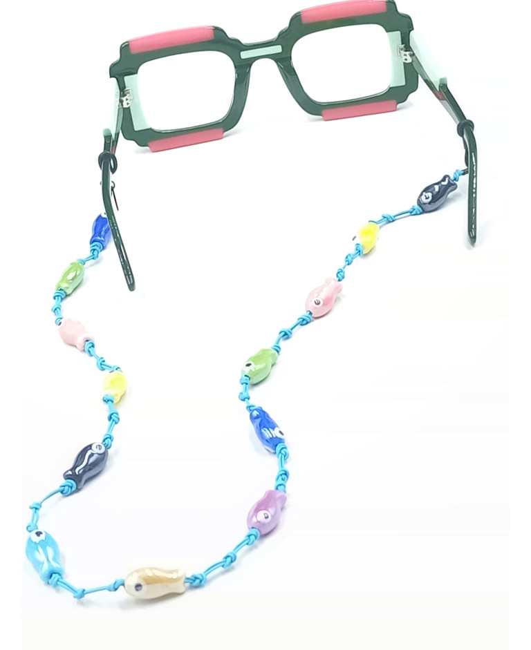 CORFÚ en cuero CELESTE