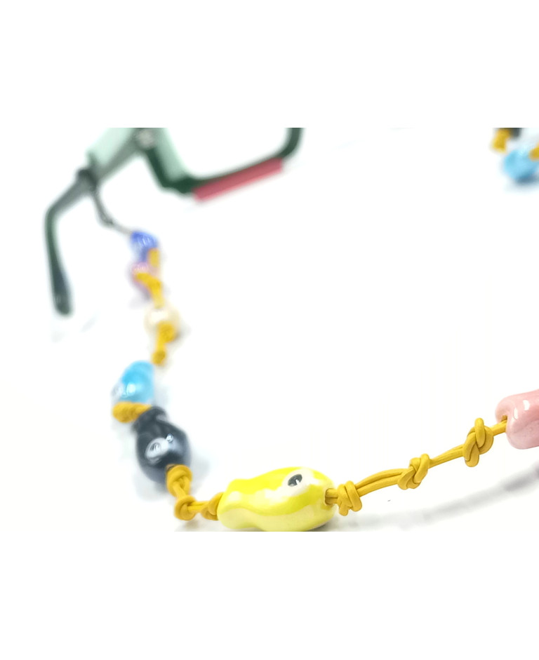 CORFÚ en cuero AMARILLO